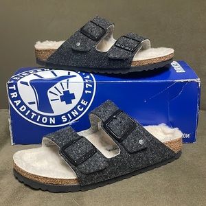 Birkenstock Arizona Rivet Doubleface Gray